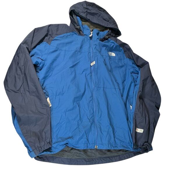 The North Face Mens LG Blue Combo Windbreaker Hydrenalite WindProof Breathable - Picture 6 of 9